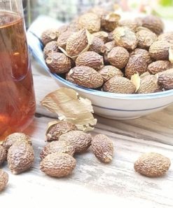 Hạt đười ươi - 'Yến sào của núi rừng Tây Nguyên' 9 Bạn có thể hãm hạt đười ươi, mật ong với nước sôi để dùng như trà
